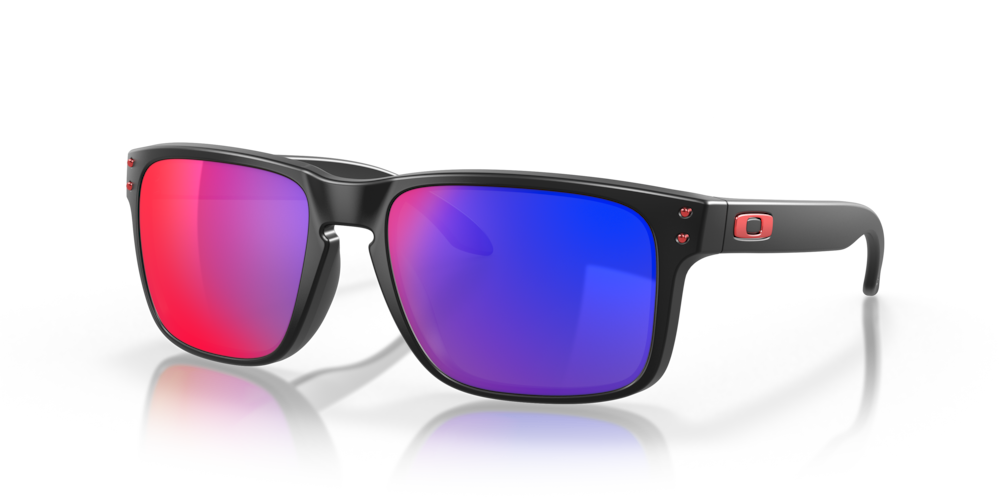 Oakley Sunglass red iridium Lenses with matte black Frame