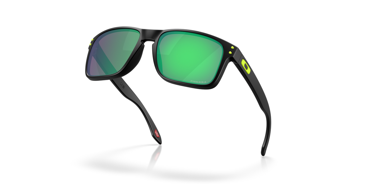 Oakley Holbrook Matte Black Prizm Road Jade Lenses, with matte black Frame