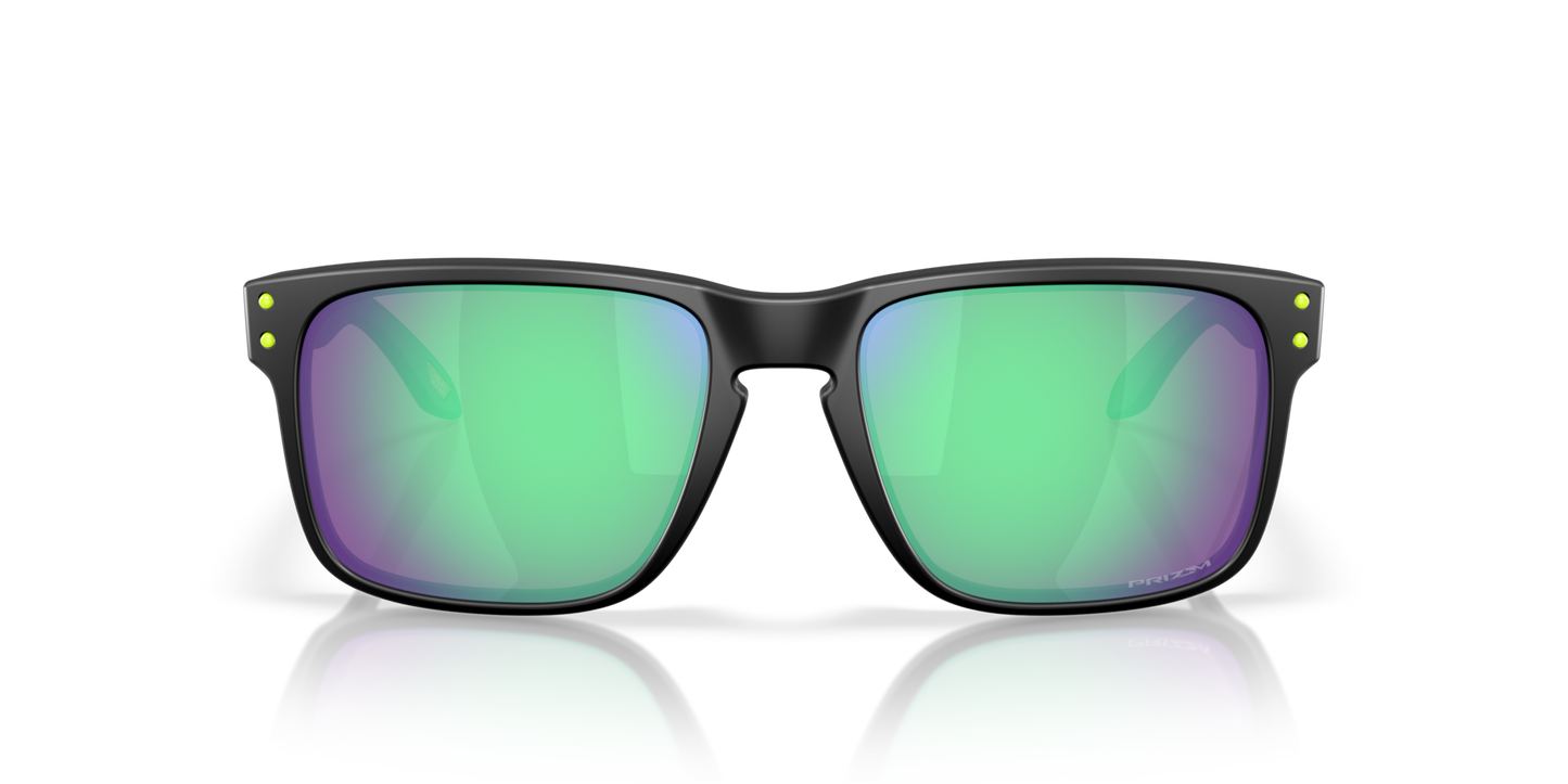 Oakley Holbrook Matte Black Prizm Road Jade Lenses, with matte black Frame