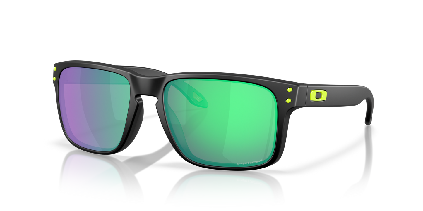 Oakley Holbrook Matte Black Prizm Road Jade Lenses, with matte black Frame