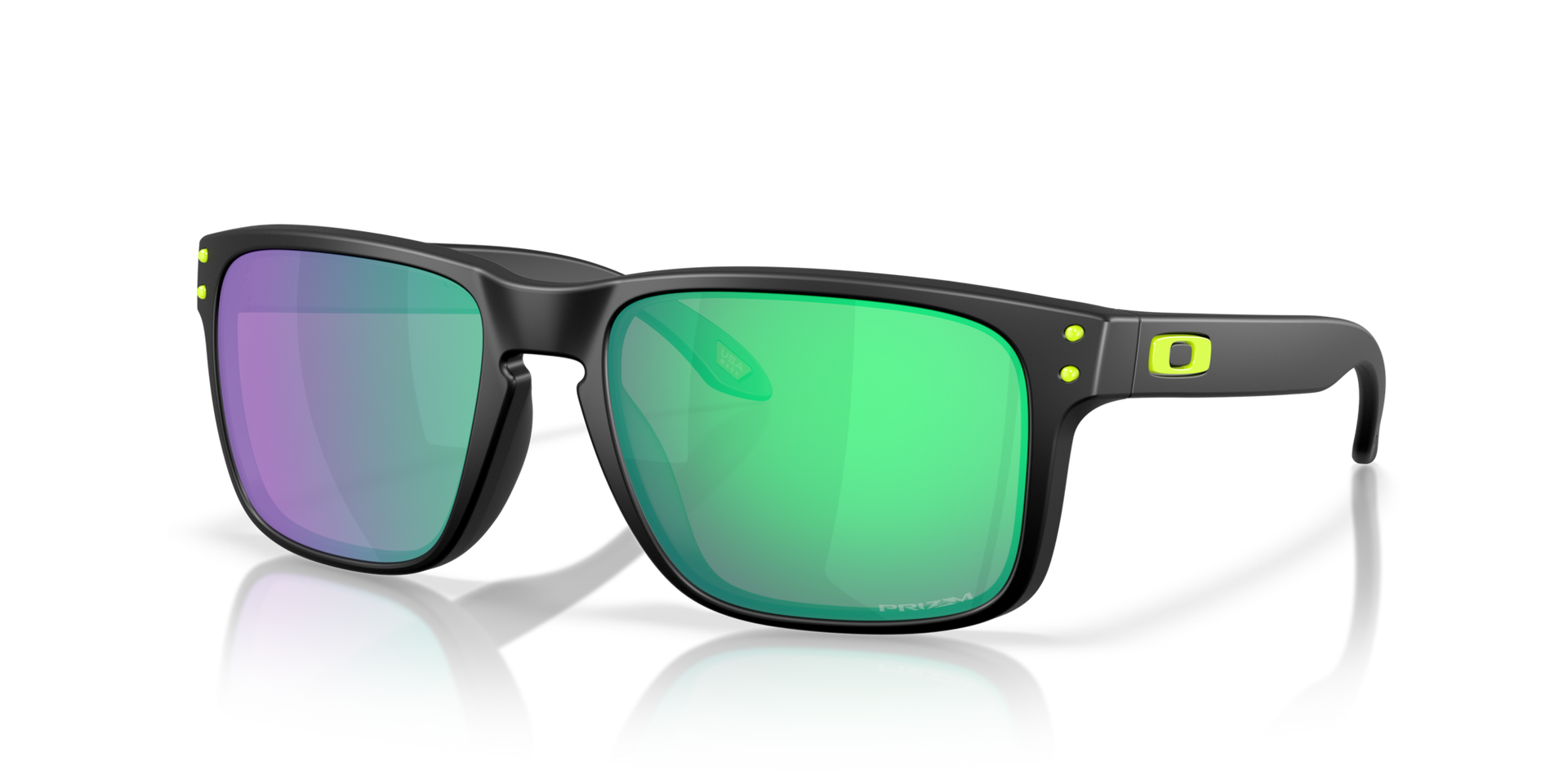 Oakley Holbrook Matte Black Prizm Road Jade Lenses, with matte
