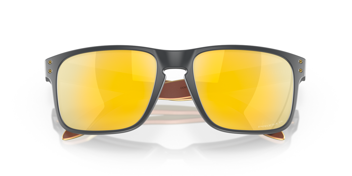 Oakley Sunglass Holbrook™prizm 24k polarized Lenses with matte carbon Frame