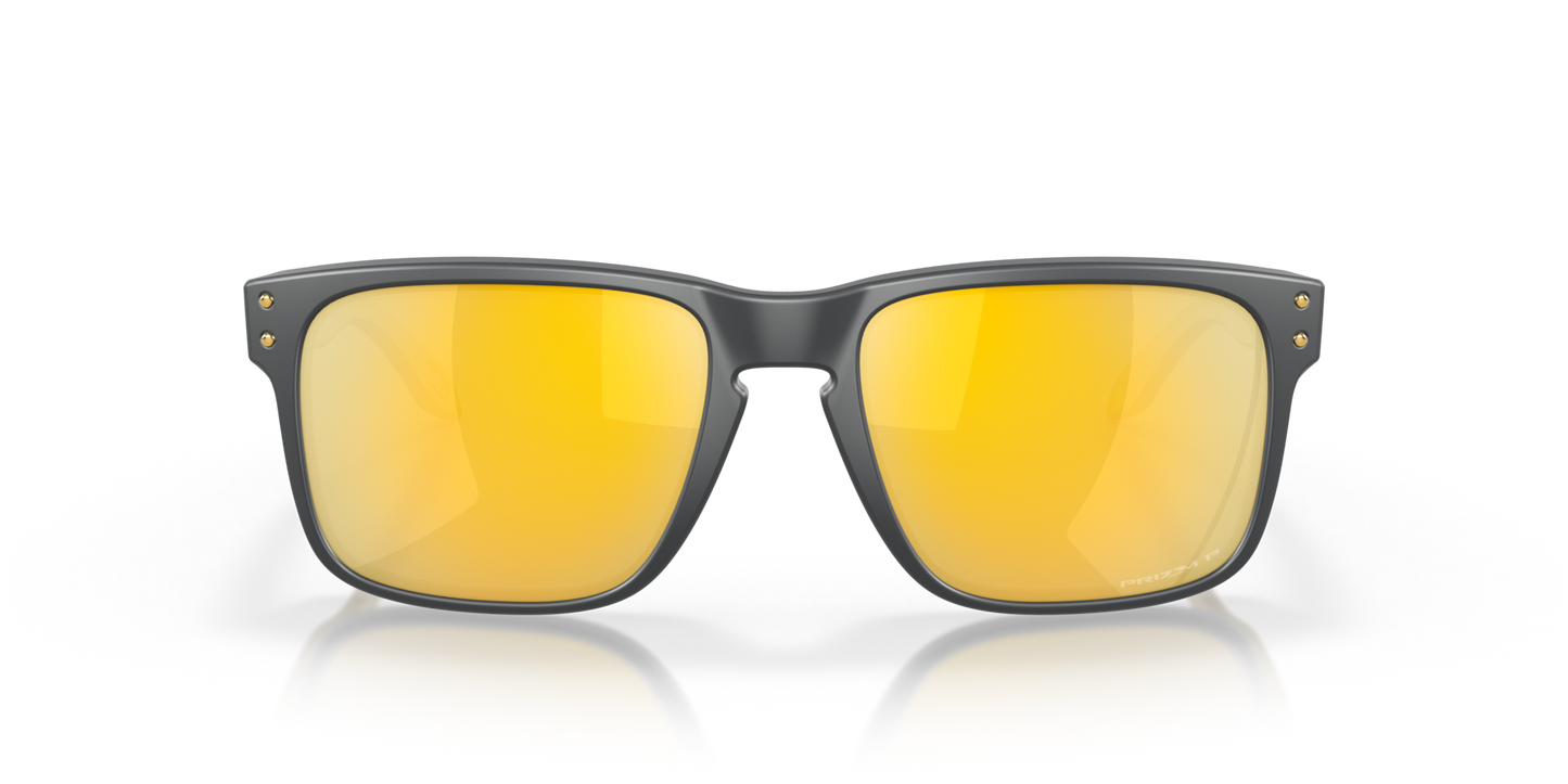 Oakley Sunglass Holbrook™prizm 24k polarized Lenses with matte carbon Frame