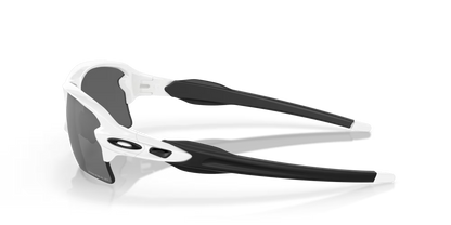 Oakley Flak 2.0 XL prizm black polarized Lenses,  polished white Frame