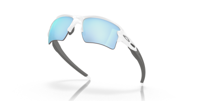 Oakley Flak® 2.0 XL prizm deep water polarized Lenses,  polished white Frame