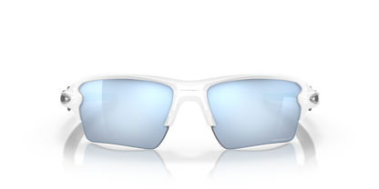 Oakley Flak® 2.0 XL prizm deep water polarized Lenses,  polished white Frame