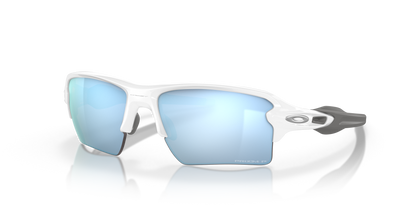 Oakley Flak® 2.0 XL prizm deep water polarized Lenses,  polished white Frame