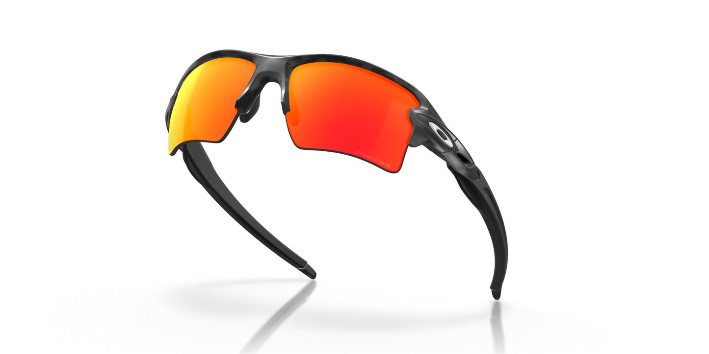 Oakley Flak 2.0 XL Black Camo Collection prizm ruby Lenses,  black camo Frame