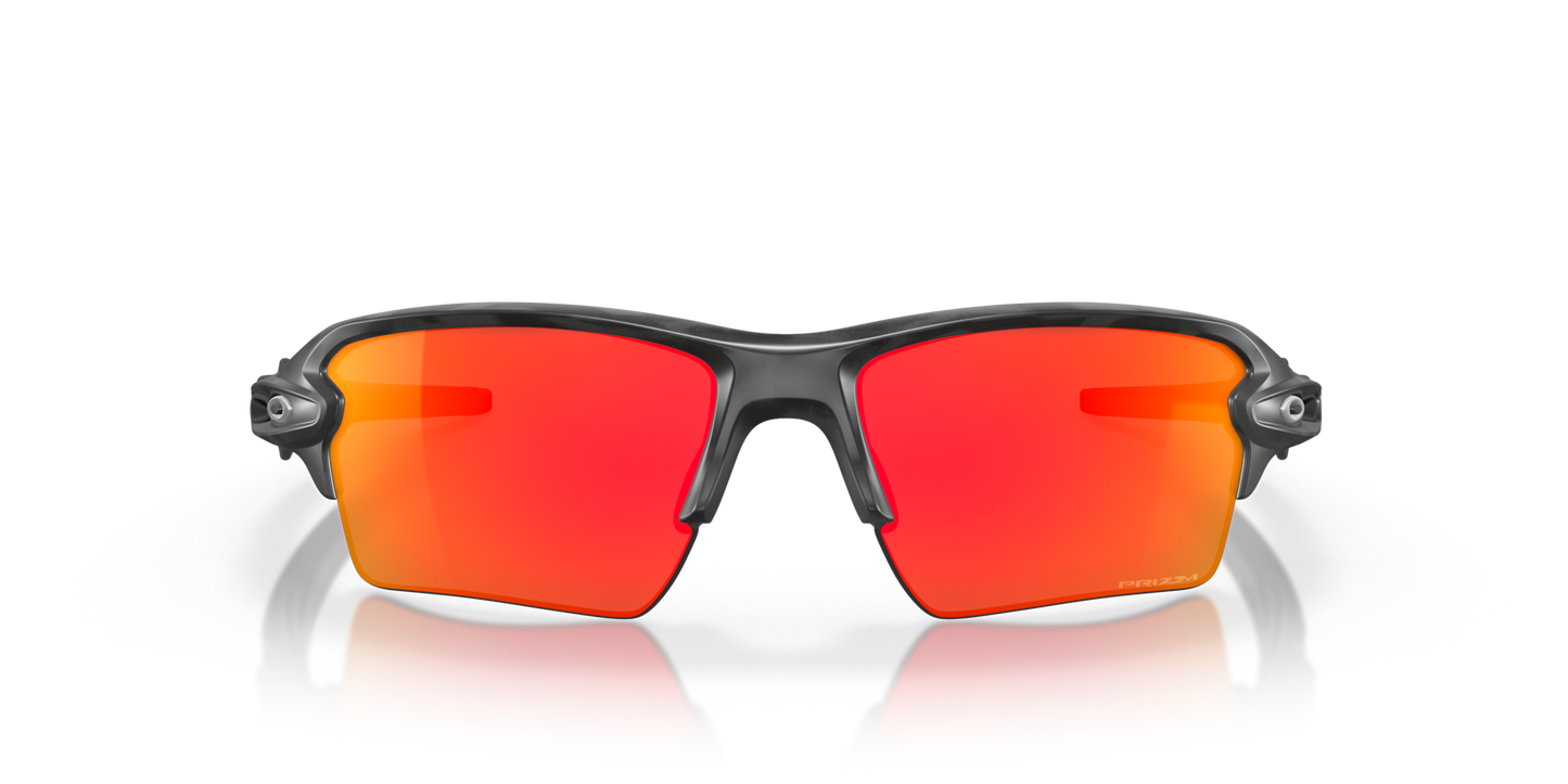 Oakley Flak 2.0 XL Black Camo Collection prizm ruby Lenses,  black camo Frame