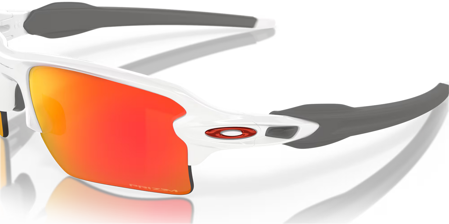 Oakley Flak 2.0 XL prizm ruby Lenses, polished white Frame