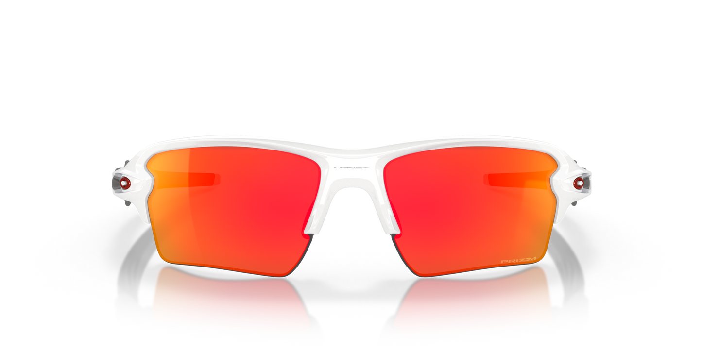 Oakley Flak 2.0 XL prizm ruby Lenses, polished white Frame