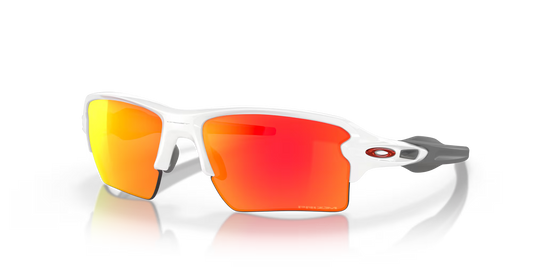 Oakley Flak 2.0 XL prizm ruby Lenses, polished white Frame