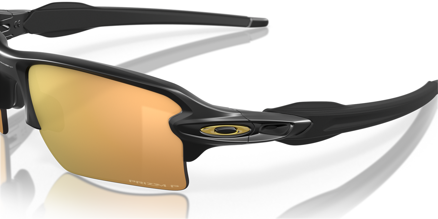 Flak® 2.0 XL prizm rose gold polarized Lenses With matte black Frame