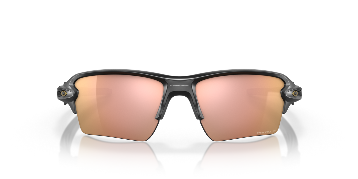 Flak® 2.0 XL prizm rose gold polarized Lenses With matte black Frame