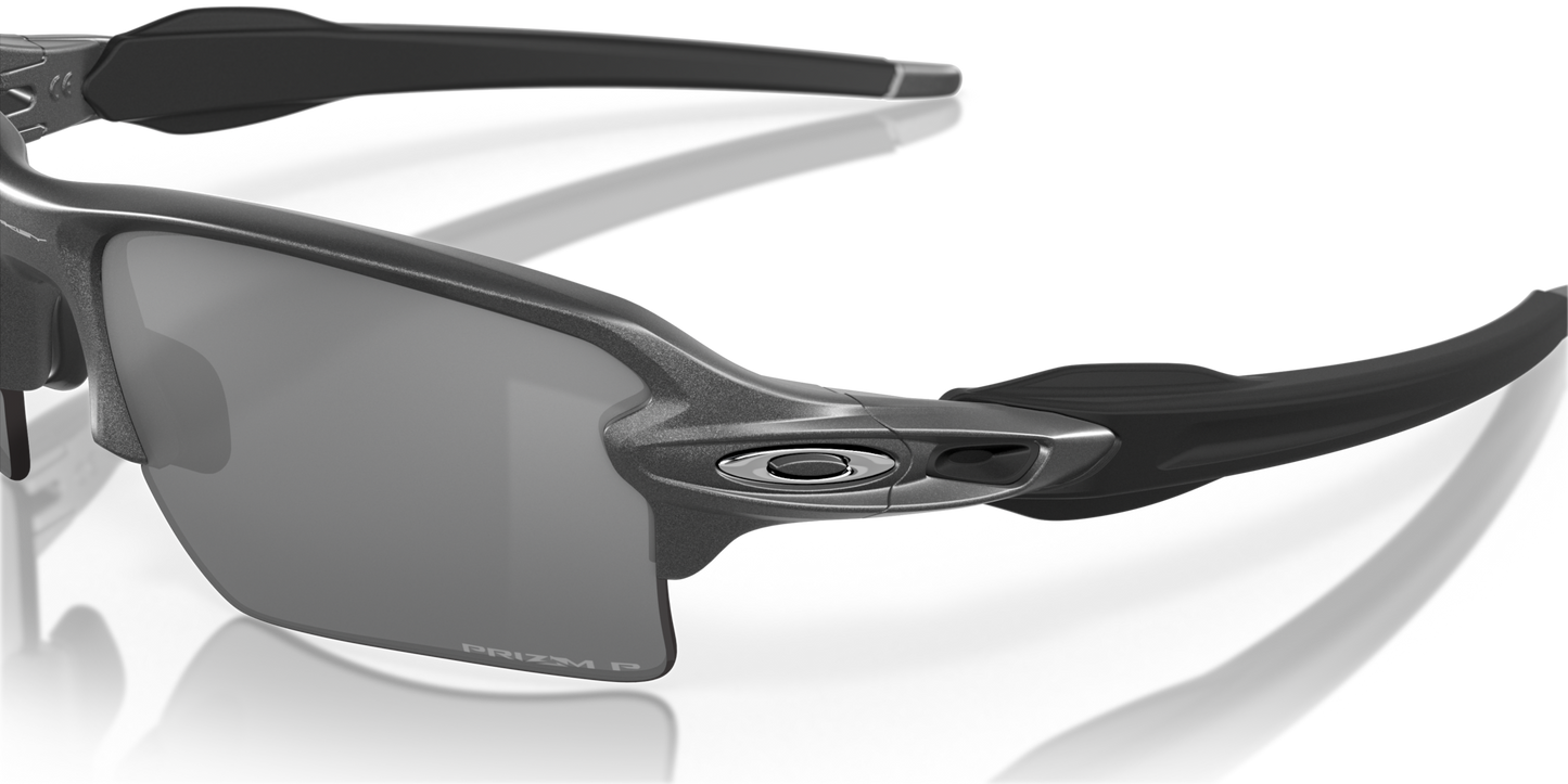 Flak® 2.0 XL prizm black polarized Lenses,  steel Frame