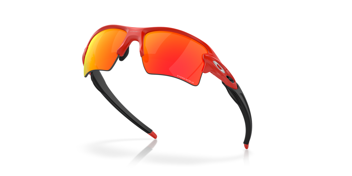Flak® 2.0 XL prizm ruby Lenses With matte redline Frame