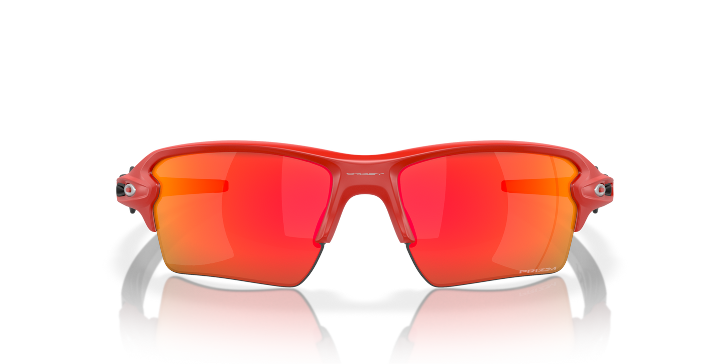 Flak® 2.0 XL prizm ruby Lenses With matte redline Frame