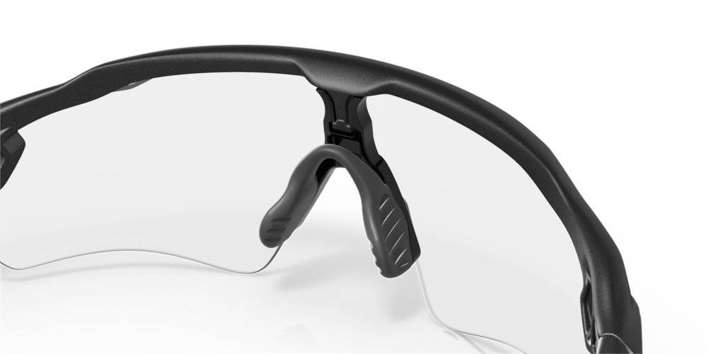 Oakley sunglass Radar® EV Path® clear to black iridium photochromic Lenses with steel Frame