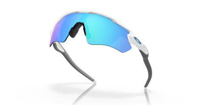 Oakley sunglass Radar® EV Path® Team Colors prizm sapphire Lenses with polished white Frame