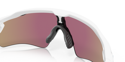 Oakley sunglass Radar® EV Path® Team Colors prizm sapphire Lenses with polished white Frame