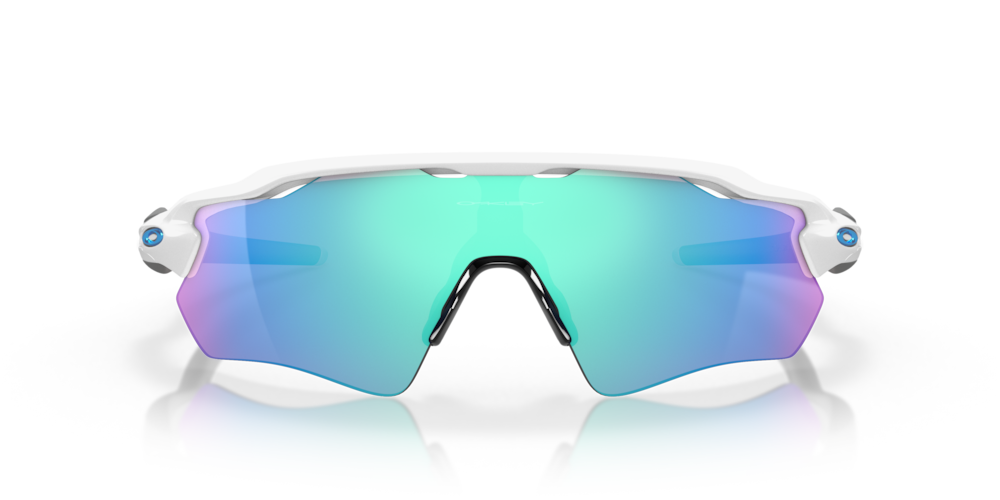 Oakley sunglass Radar® EV Path® Team Colors prizm sapphire Lenses with polished white Frame
