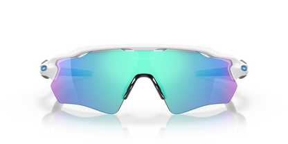 Oakley sunglass Radar® EV Path® Team Colors prizm sapphire Lenses with polished white Frame