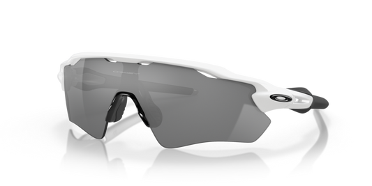 Oakley sunglass Radar® EV Path® prizm black polarized Lenses with polished white Frame