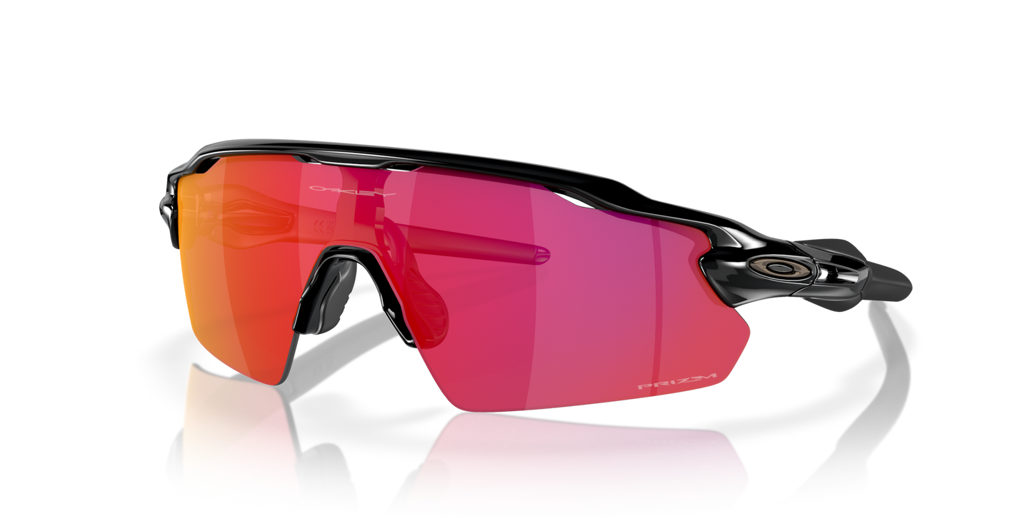 Oakley Sunglass Radar® EV Pitch® Team Colors prizm field Lenses with polished black Frame