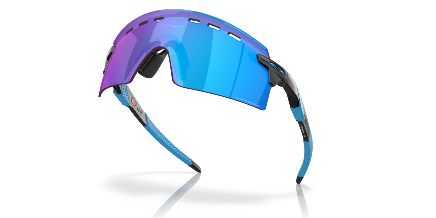 Oakley Sunglass Encoder Strike prizm sapphire Lenses with  matte black Frame