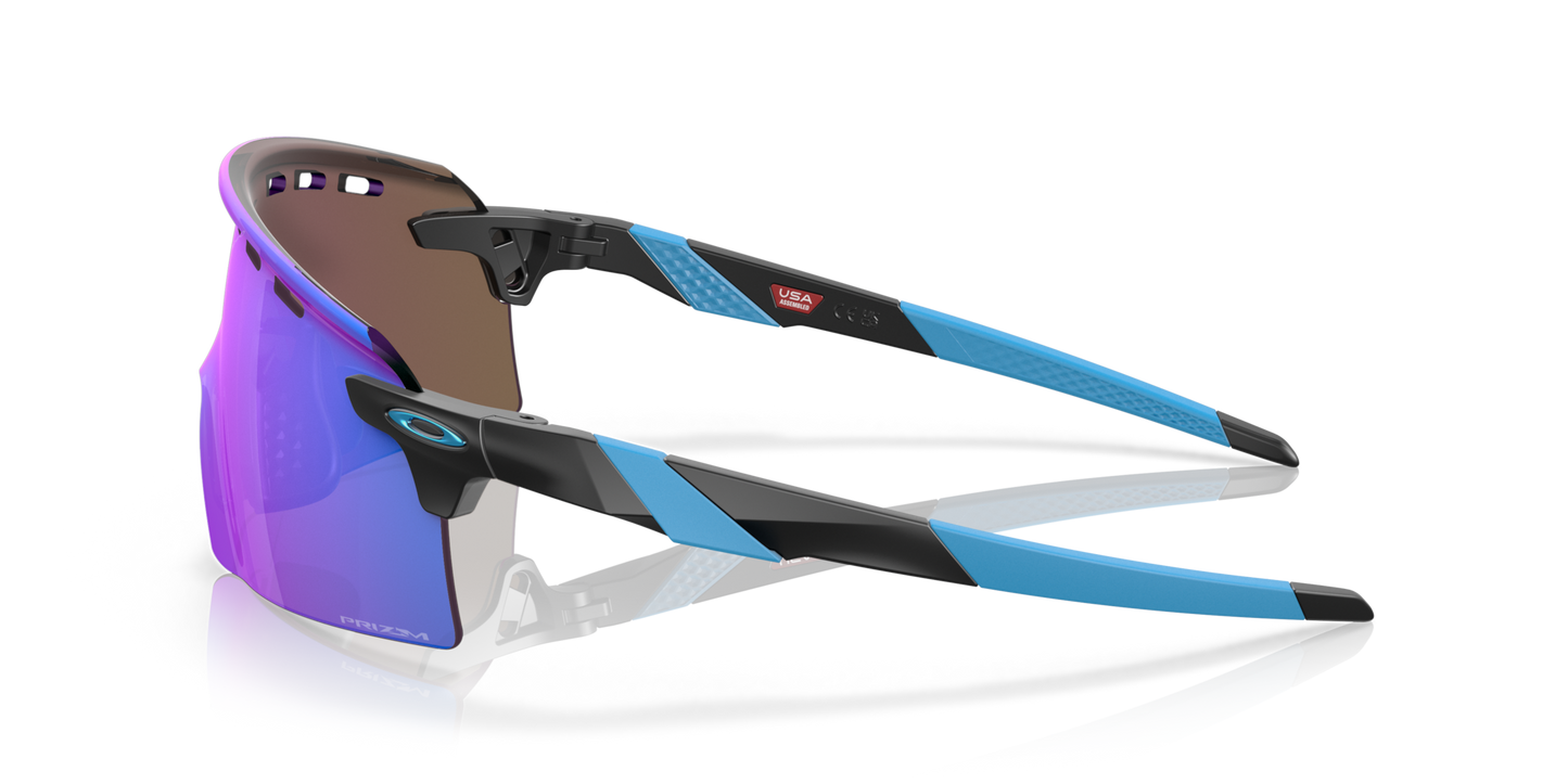 Oakley Sunglass Encoder Strike prizm sapphire Lenses with  matte black Frame
