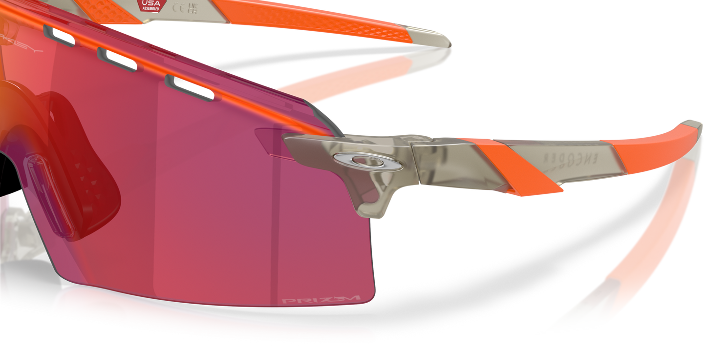 oakley Sunglass Encoder Strike rizm road Lenses With matte grey ink Frame