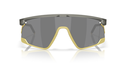 Oakley Sunglass BXTR Metal Alloy Collection prizm black Lenses With matte grey ink/vintage gold Frame