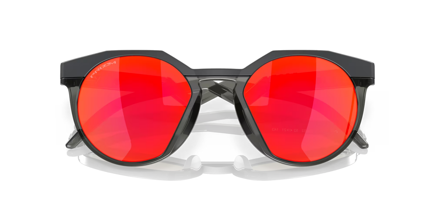 Oakley HSTN prizm ruby Lenses,  matte grey smoke Frame