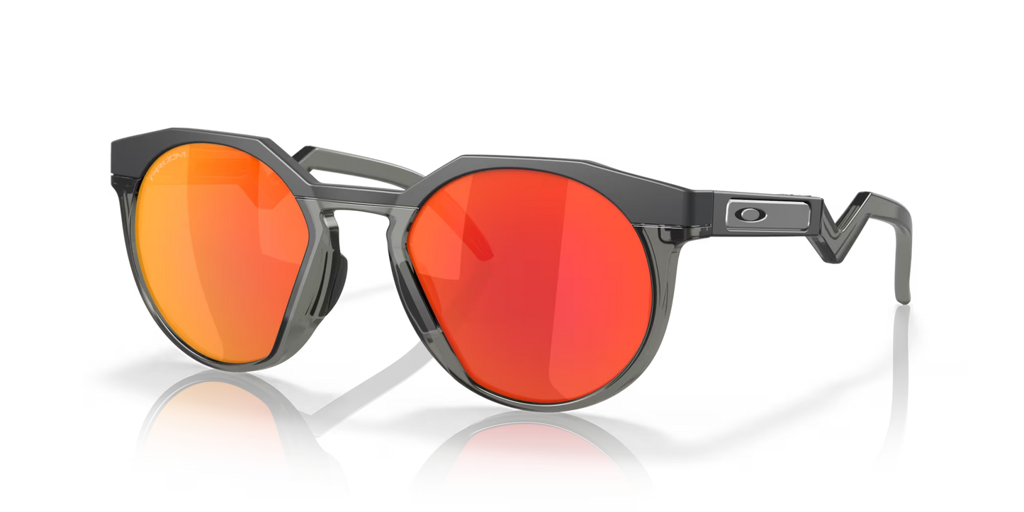Oakley HSTN prizm ruby Lenses,  matte grey smoke Frame