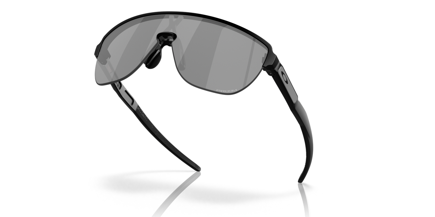 Oakley Sunglass Corridor (Low Bridge Fit) prizm black Lenses,  matte black Frame