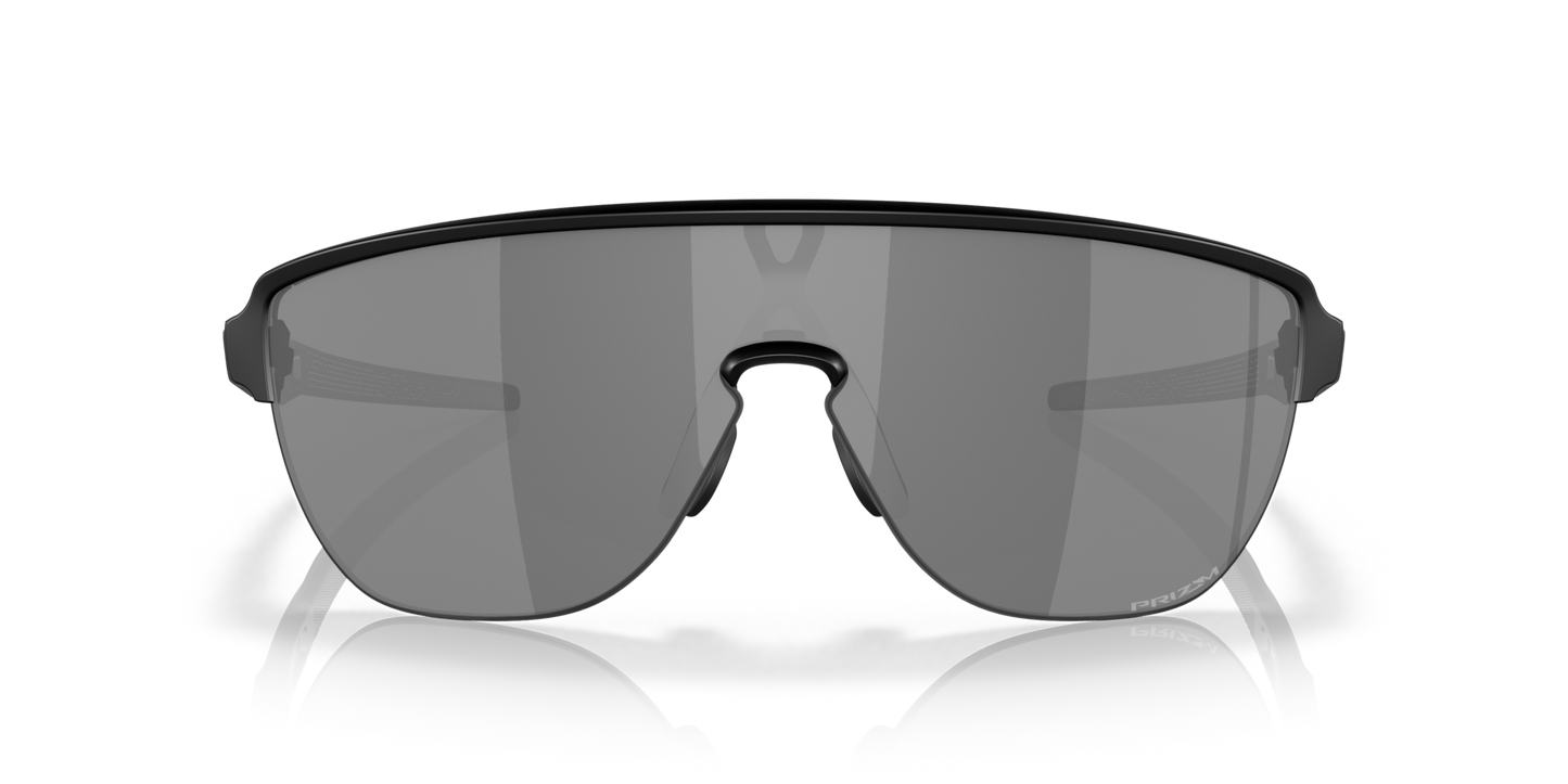Oakley Sunglass Corridor (Low Bridge Fit) prizm black Lenses,  matte black Frame