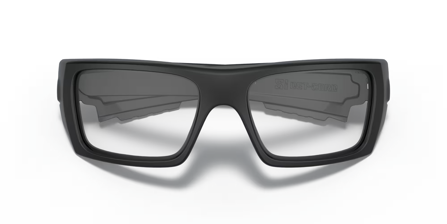 Oakley Standard Issue Det Cort clear Lenses,  matte black Frame