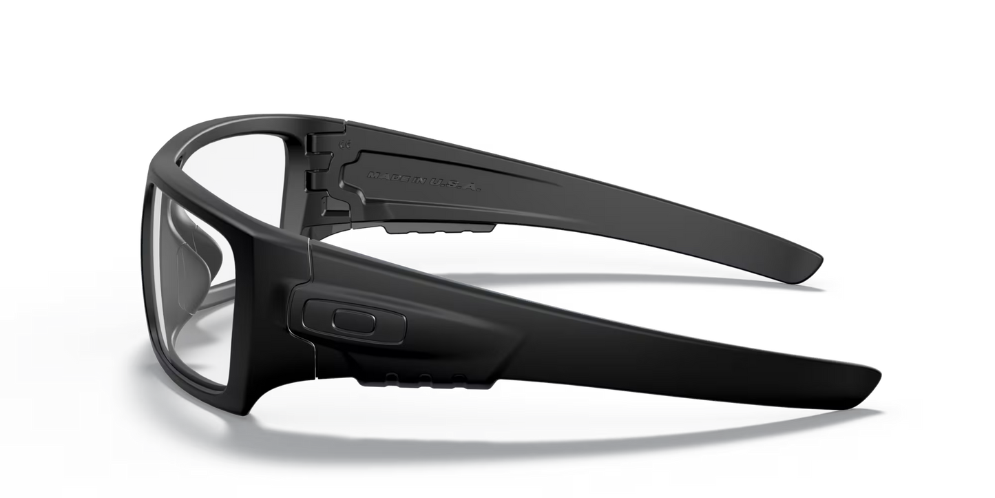Oakley Standard Issue Det Cort clear Lenses,  matte black Frame