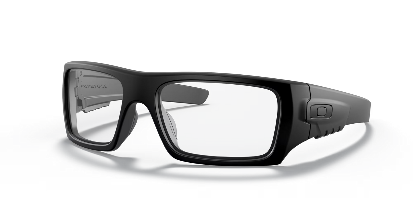Oakley Standard Issue Det Cort clear Lenses,  matte black Frame