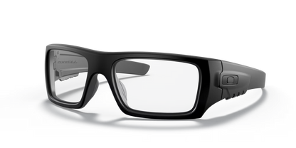 Oakley Standard Issue Det Cort clear Lenses,  matte black Frame