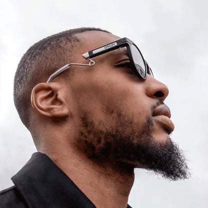 Oakley Sunglass HSTN Metal prizm black Lenses,  matte black Frame