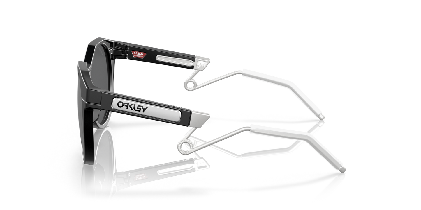 Oakley Sunglass HSTN Metal prizm black Lenses,  matte black Frame