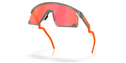 Oakley Sunglass BXTR prizm trail torch Lenses with matte grey ink Frame
