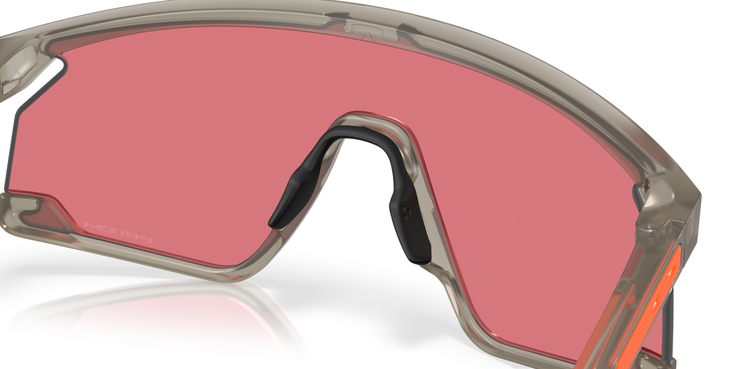 Oakley Sunglass BXTR prizm trail torch Lenses with matte grey ink Frame