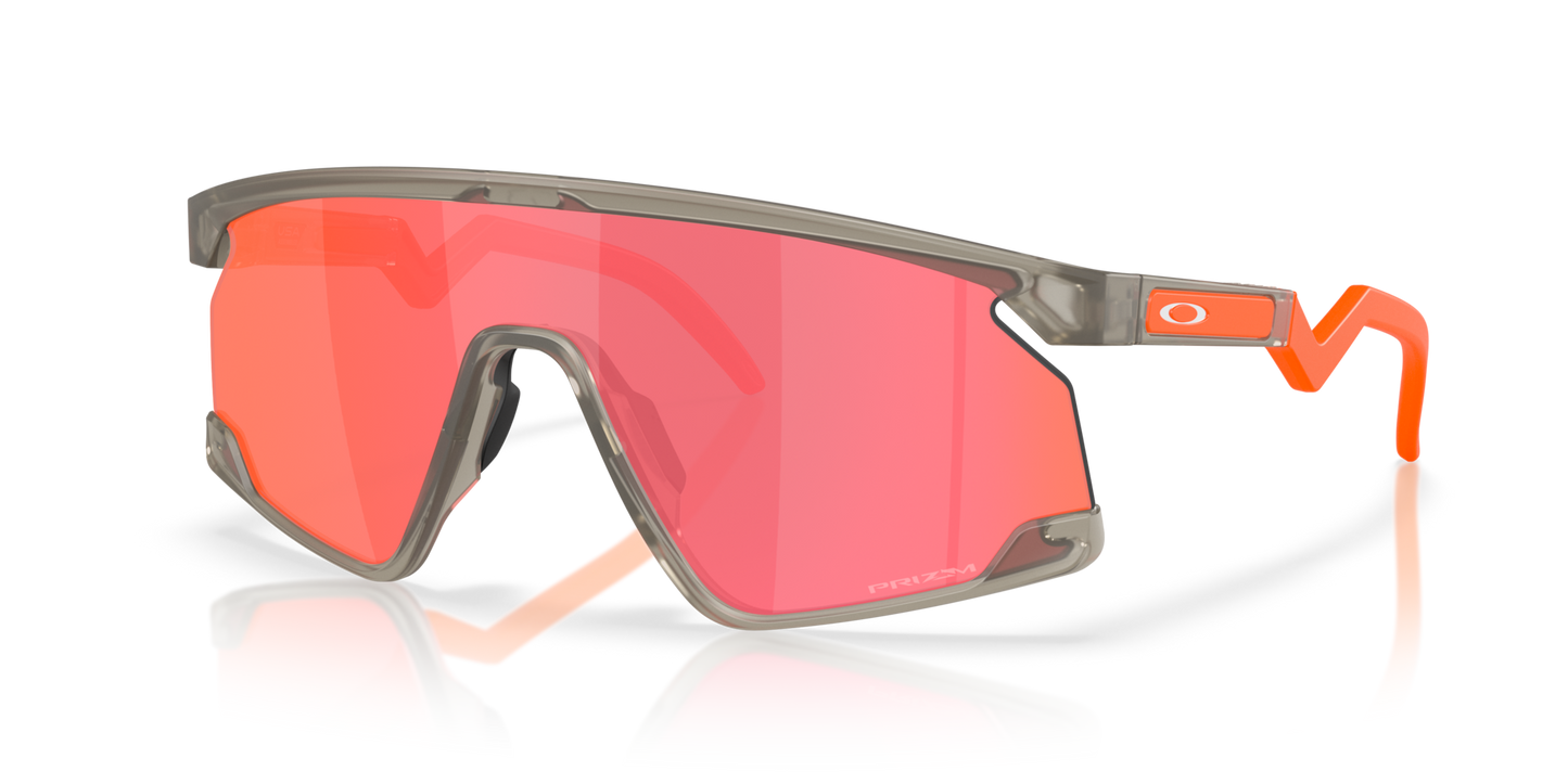 Oakley Sunglass BXTR prizm trail torch Lenses with matte grey ink Frame