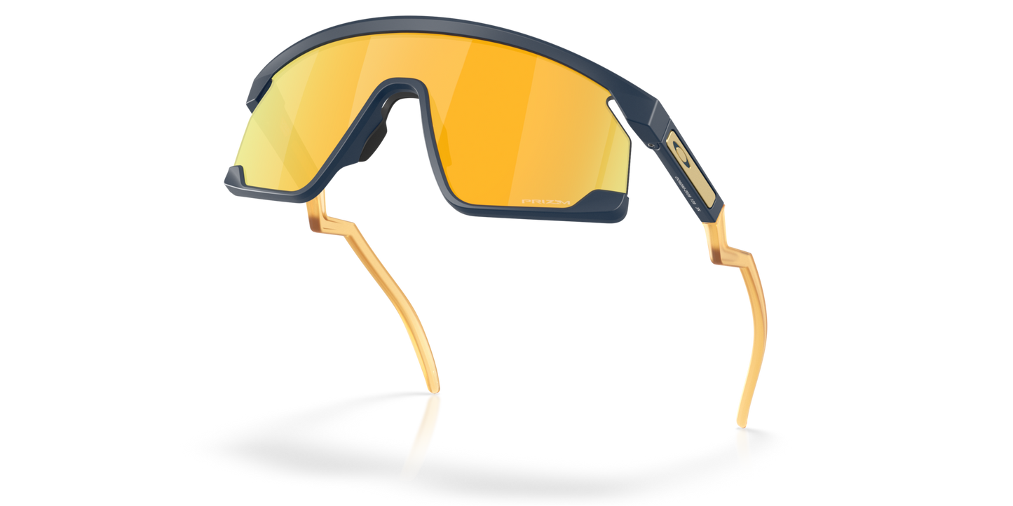 Oakley Sunglass BXTR Polaris Collection prizm 24k Lenses with matte abyss Frame