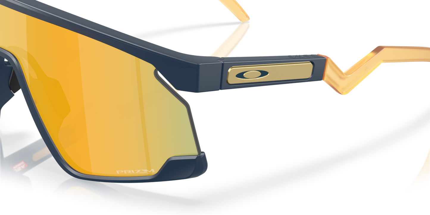 Oakley Sunglass BXTR Polaris Collection prizm 24k Lenses with matte abyss Frame