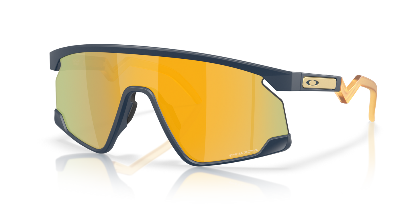 Oakley Sunglass BXTR Polaris Collection prizm 24k Lenses with matte abyss Frame