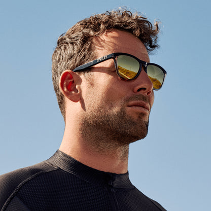 Oakley Sunglass Tour De France™ Frogskins™ Range prizm 24k polarized Lenses,  matte black Frame