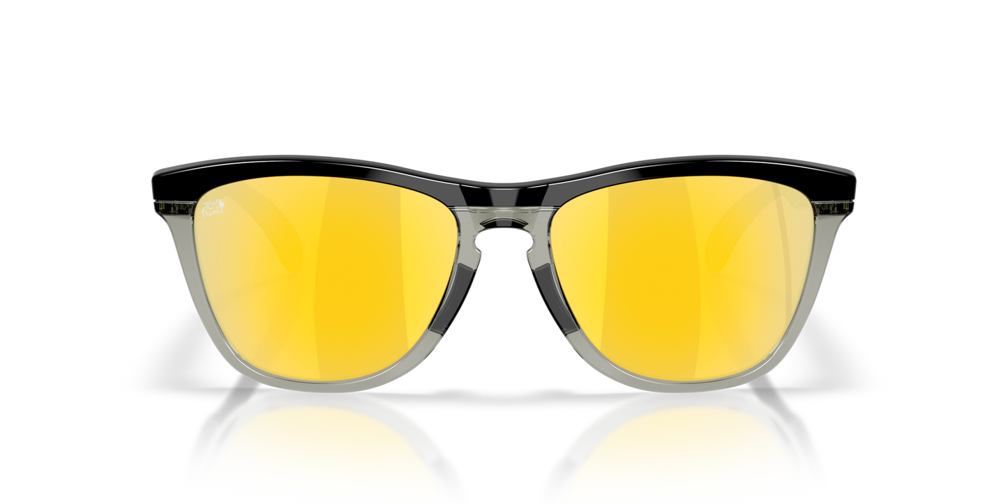 Oakley Sunglass Tour De France™ Frogskins™ Range prizm 24k polarized Lenses,  matte black Frame